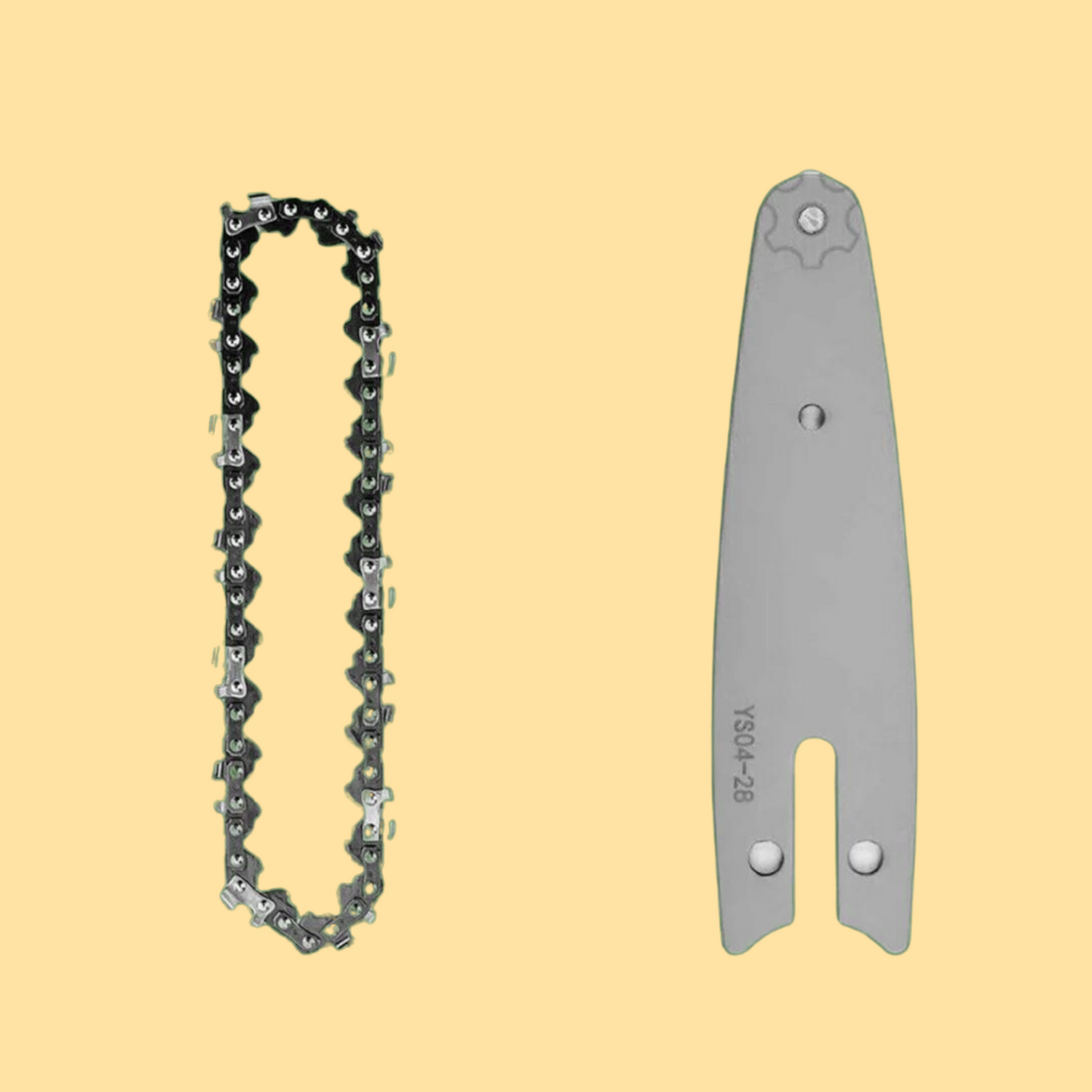 GardenBrite™ 6" Electric Chainsaw Replacement Chain & Guide