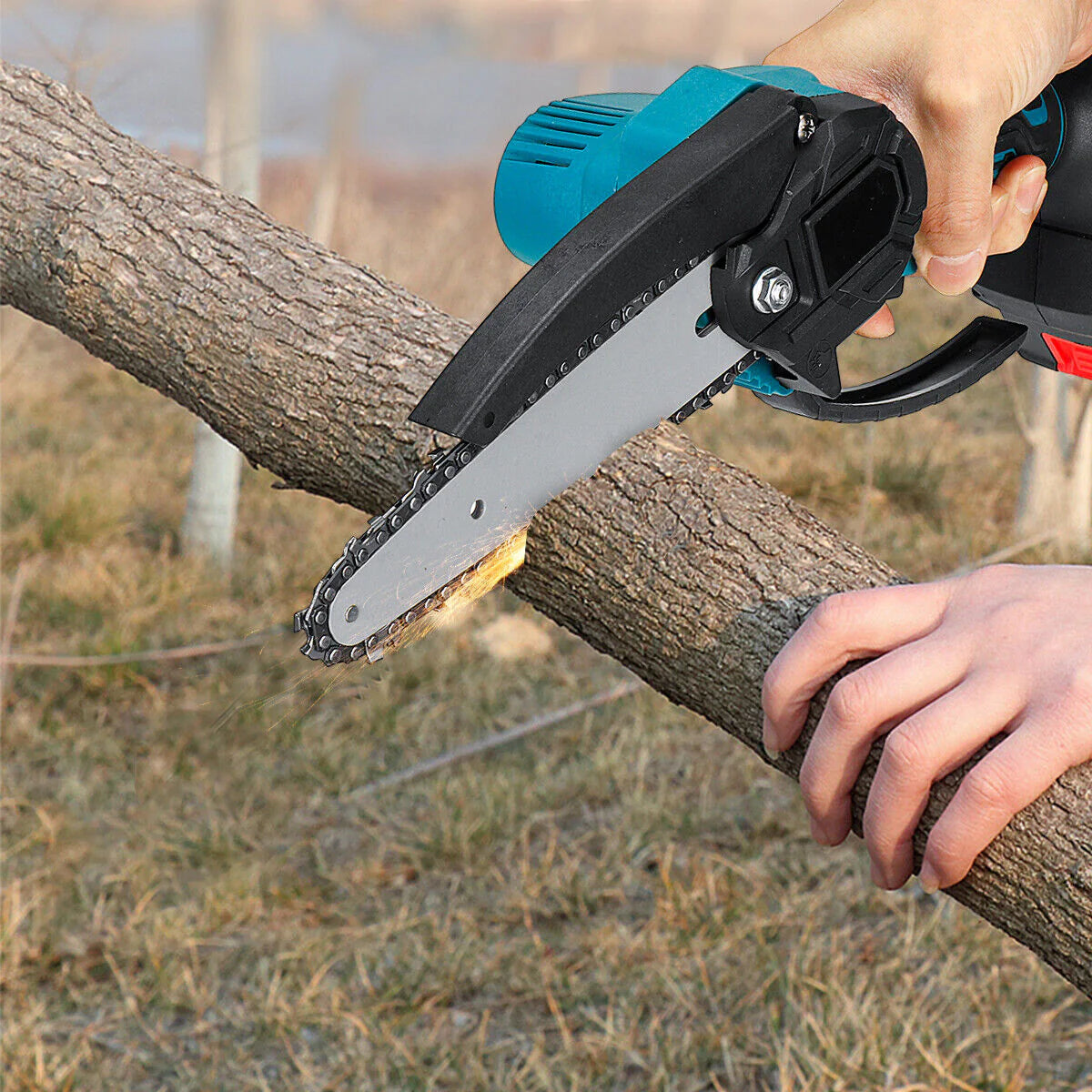 GardenBrite™ 6" Electric Chainsaw Replacement Chain & Guide