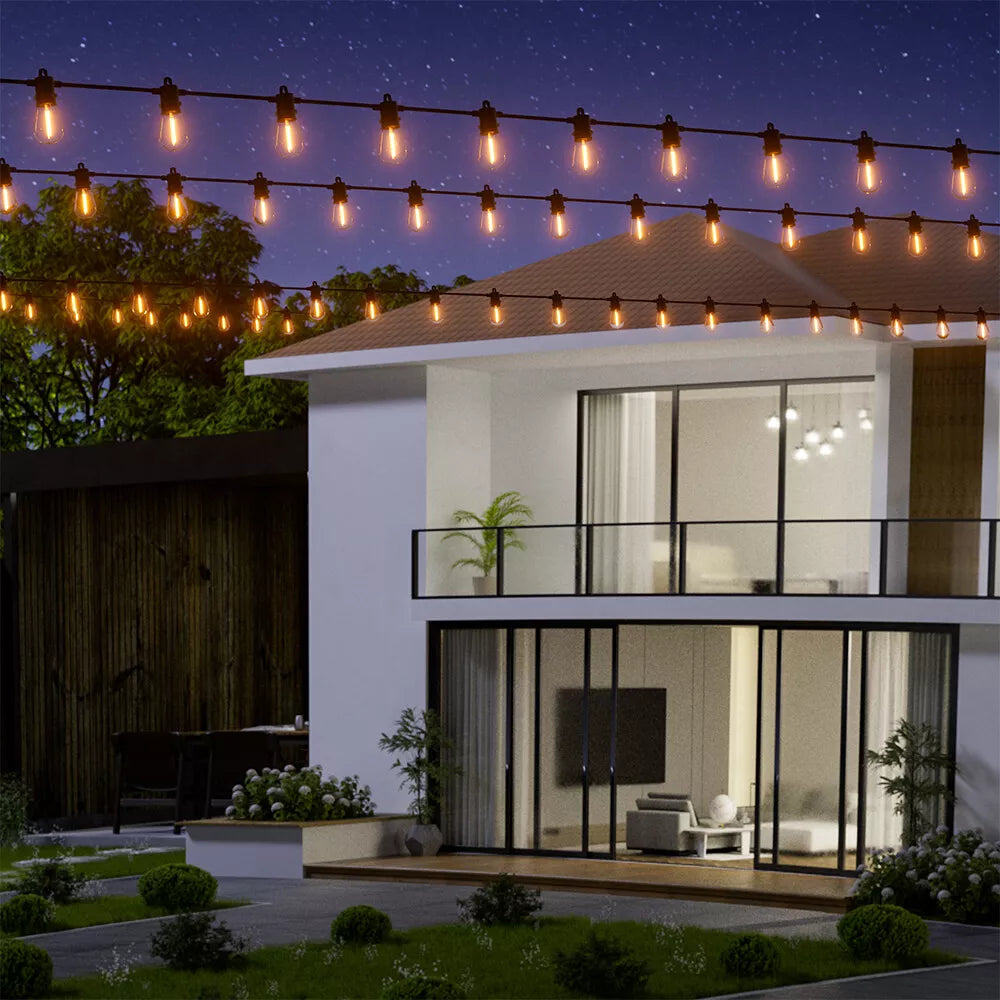 GardenBrite™ E12 Solar Festoon Light Pack