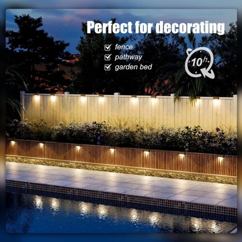 Garden fence on sale with lights