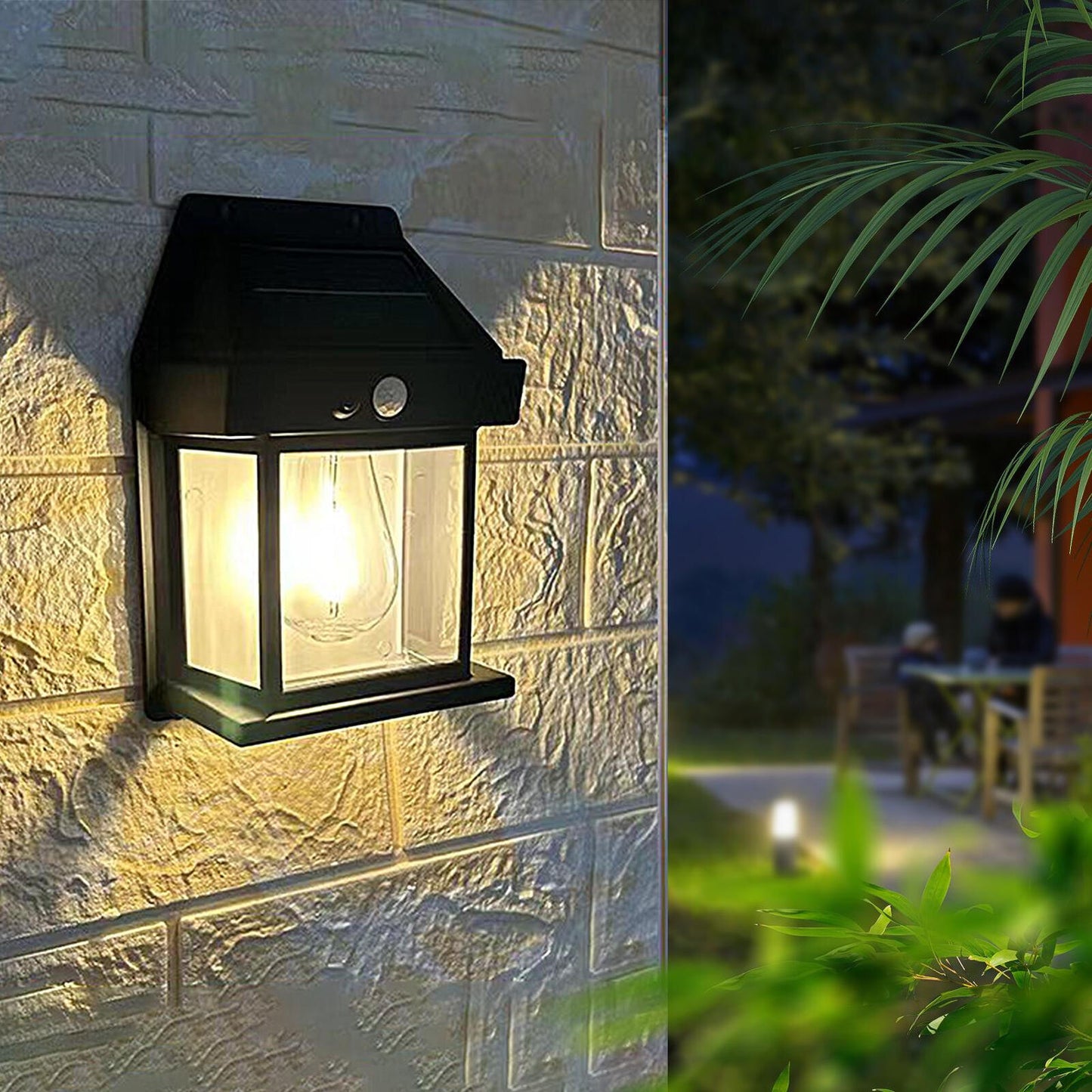 GardenBrite™ Solar Outdoor Wall Lantern