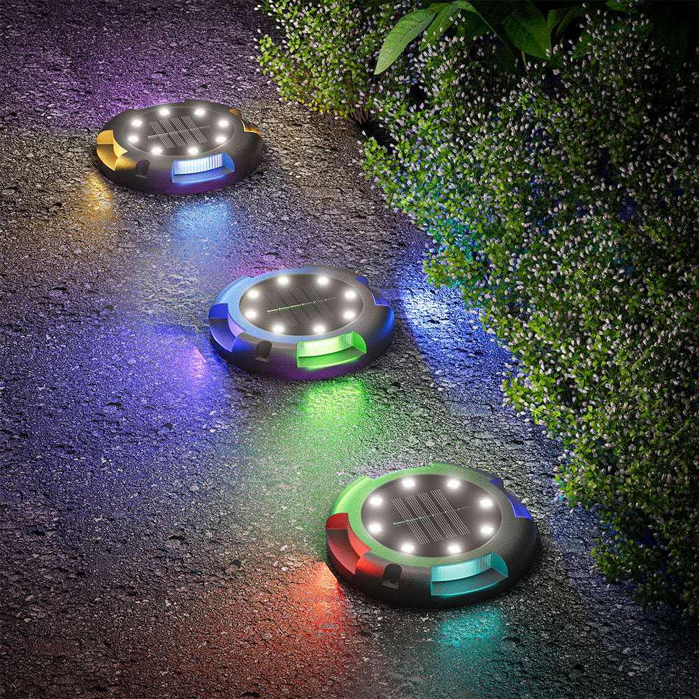 Python Pack Ground Light GardenBrite™ Onyx Solar Ground Light Pack