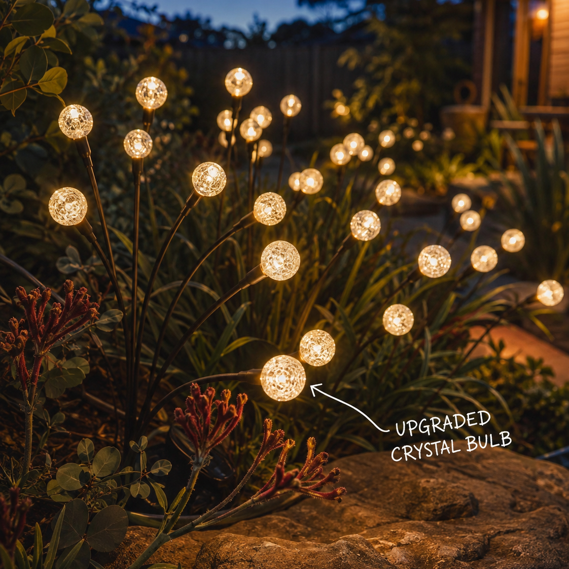 GardenBrite™ Solar Crystal Firefly Lights