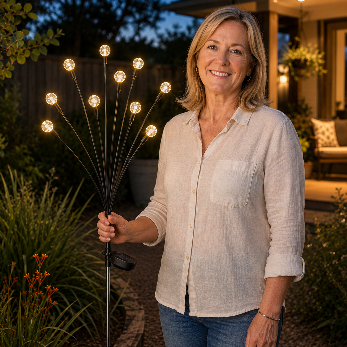 GardenBrite™ Solar Crystal Firefly Lights