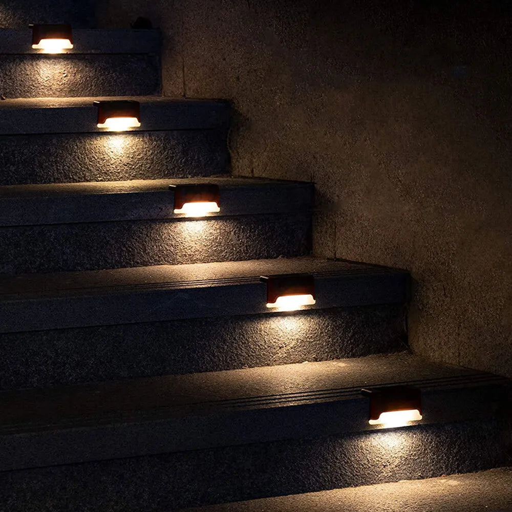 Solar lights for stairs outlet outside